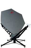 Patriot 2.4M C-band and Ku-band dish